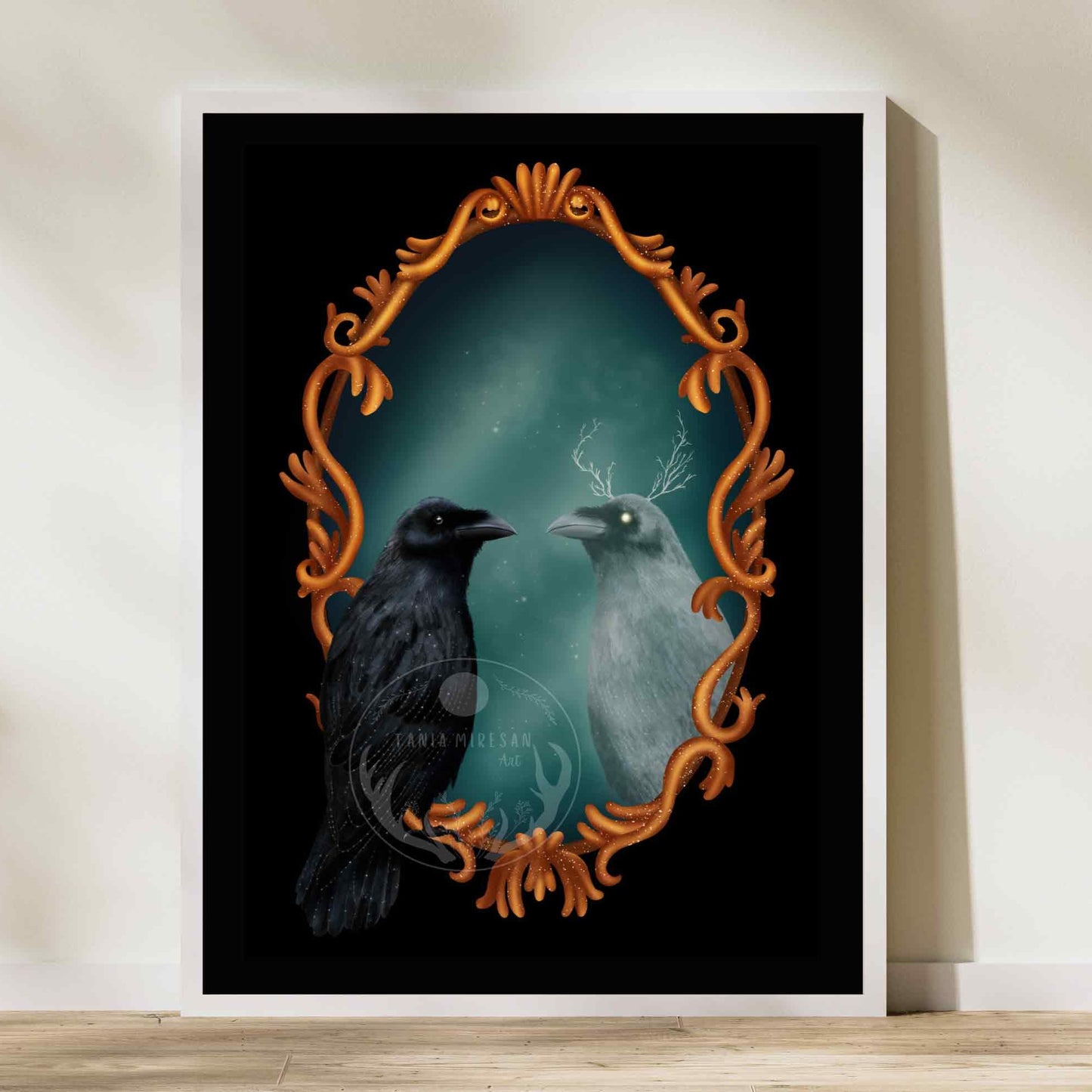 Raven Mirror Fine Art Print