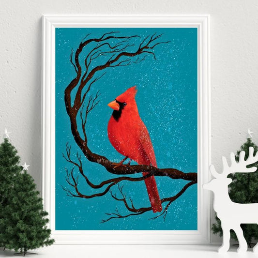 Red Cardinal Fine Art Print