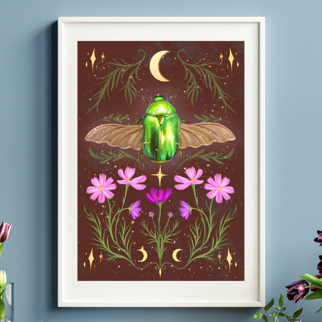 Rose Chafer Fine Art Print