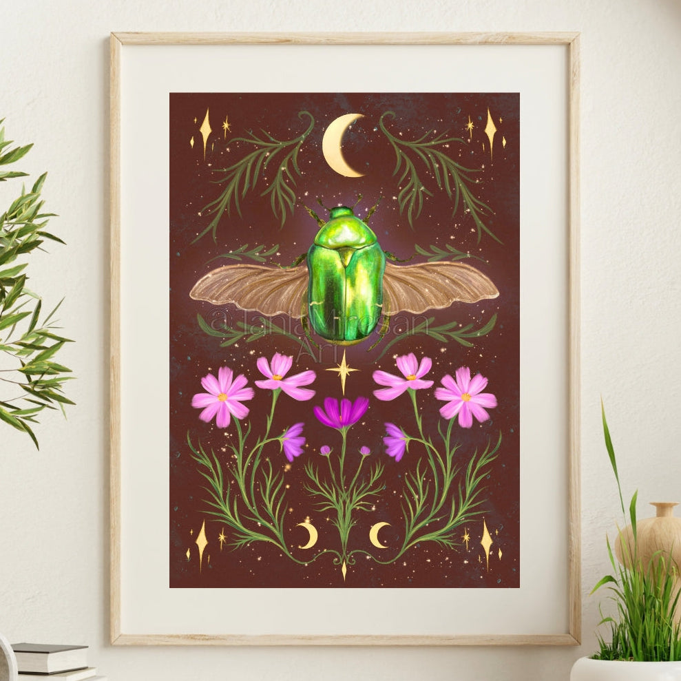 Rose Chafer Fine Art Print