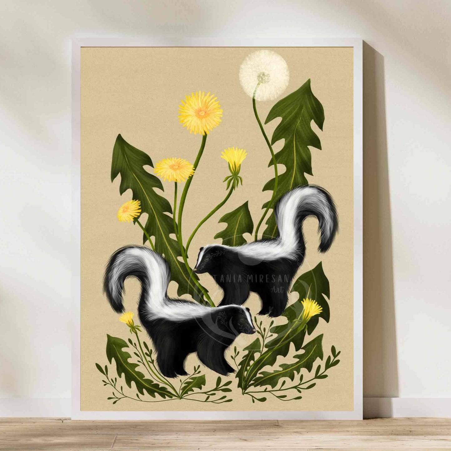 Skunk Couple Fine Art Print