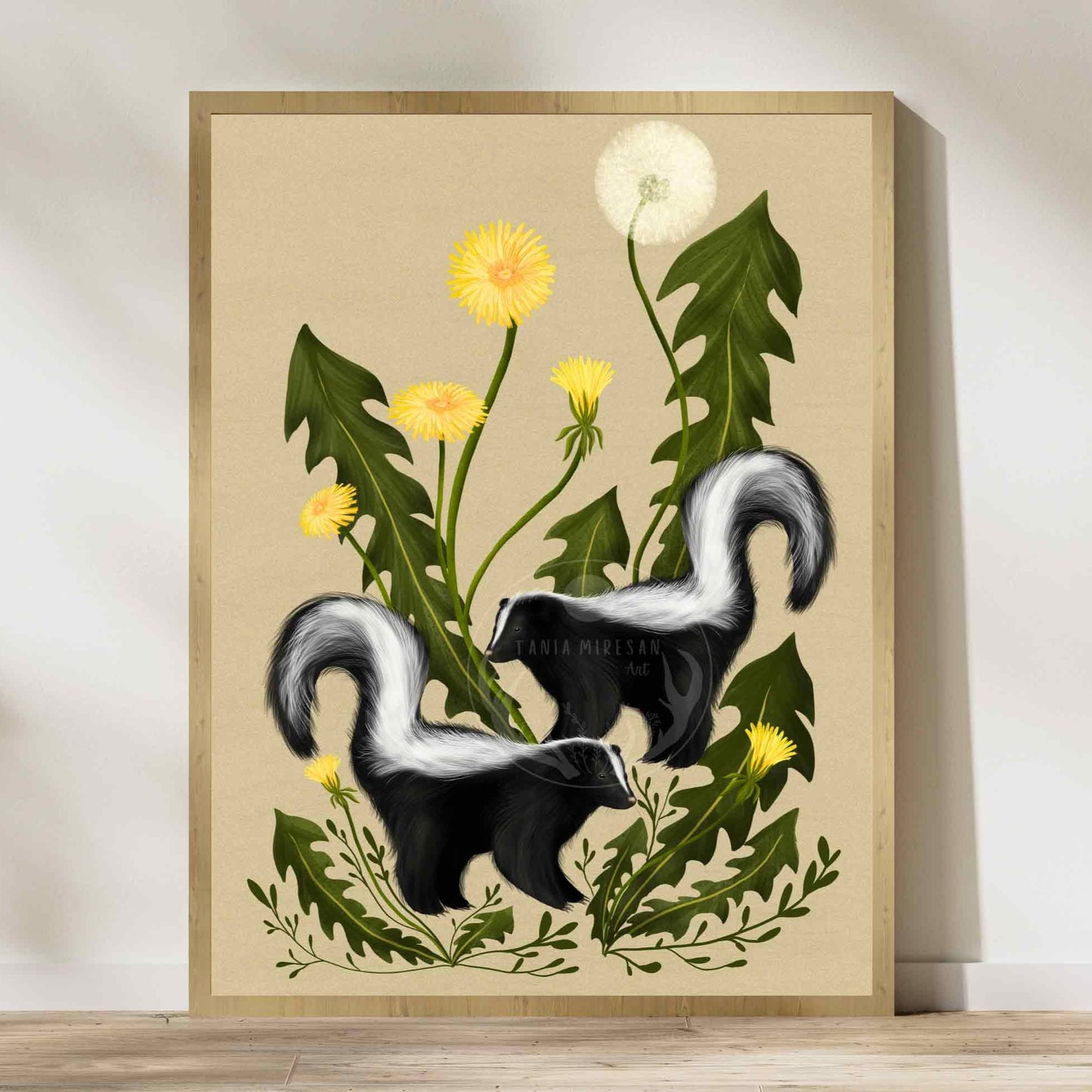 Skunk Couple Fine Art Print