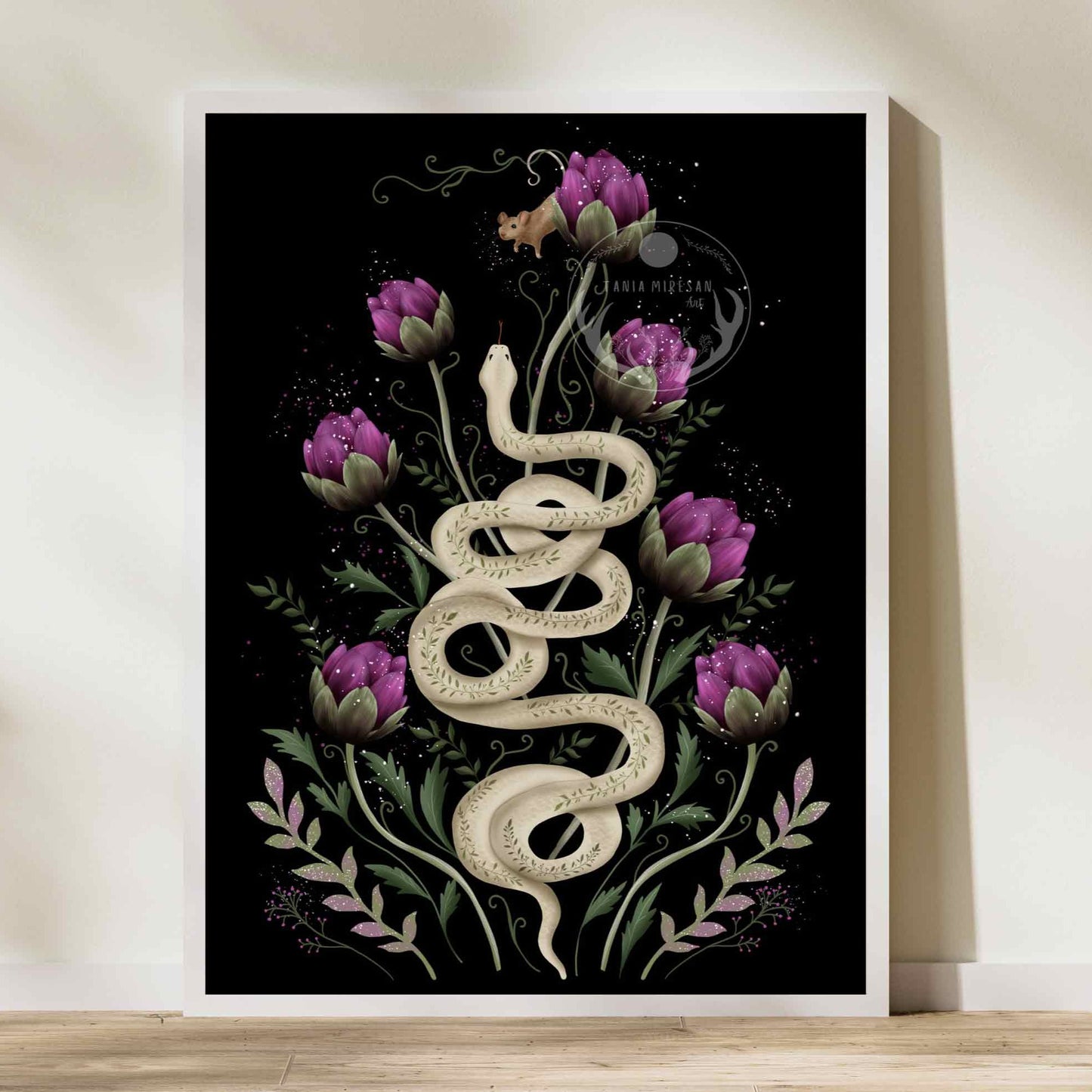 Snake and Mouse Fine Art Print