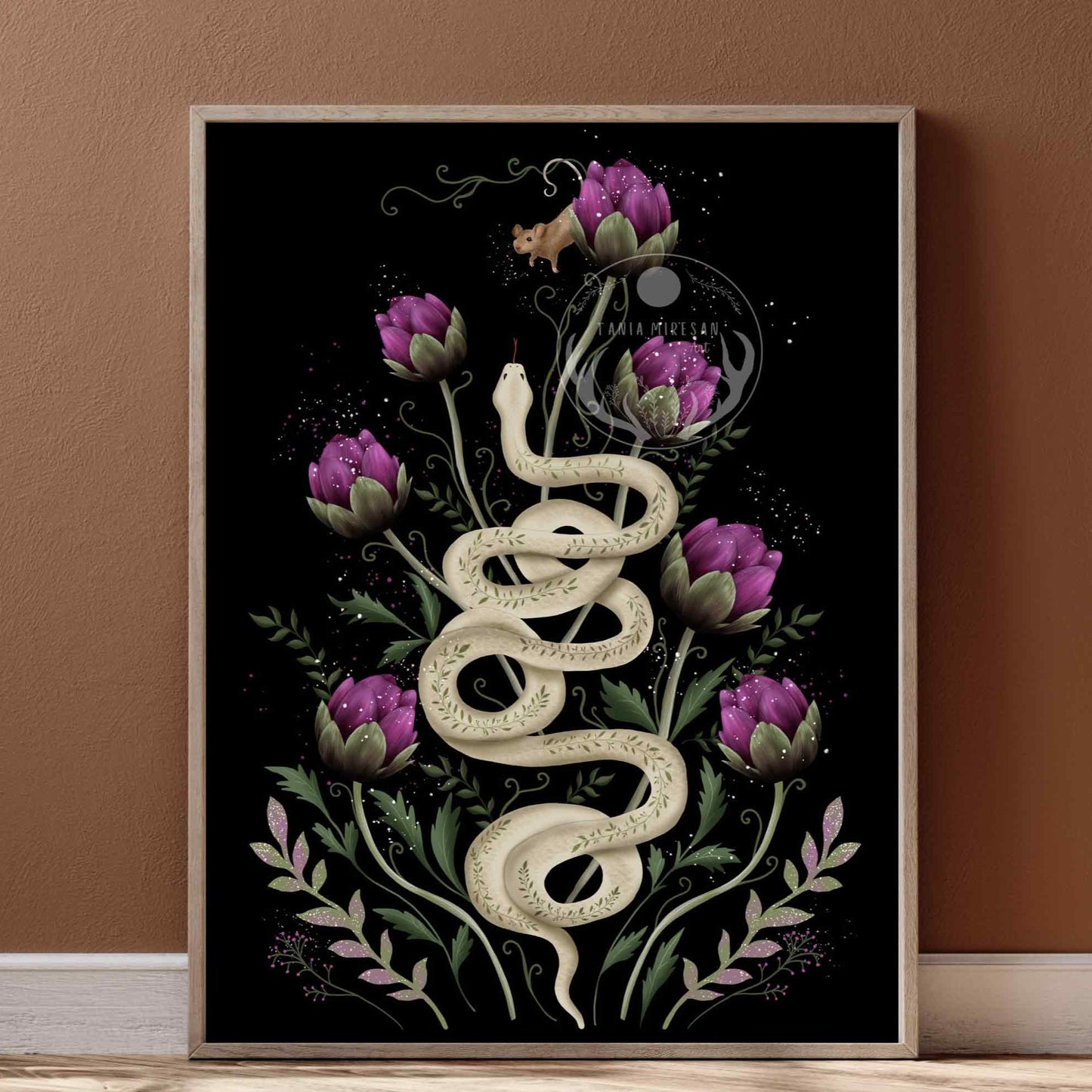 Snake and Mouse Fine Art Print