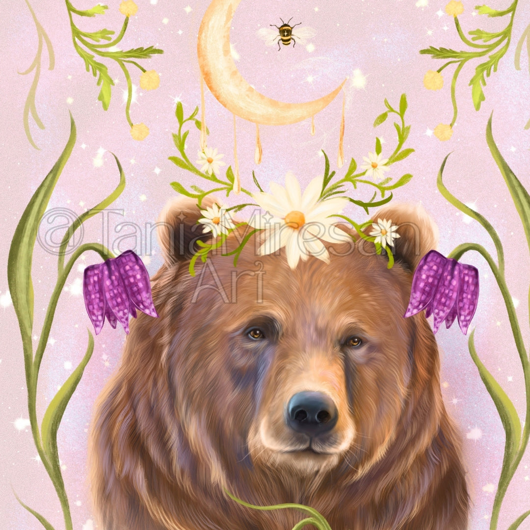 Spring Bear Fine Art Print