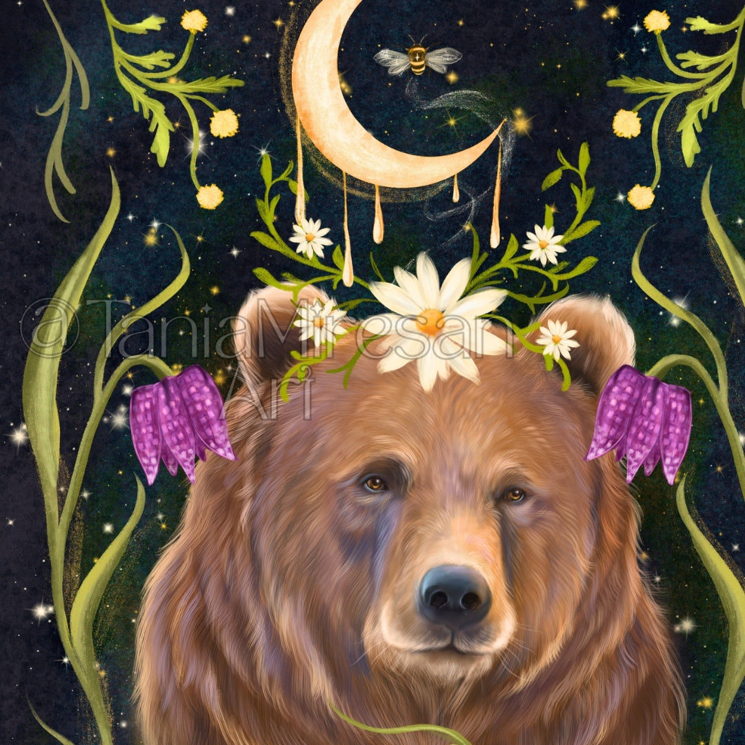 Spring Bear Fine Art Print