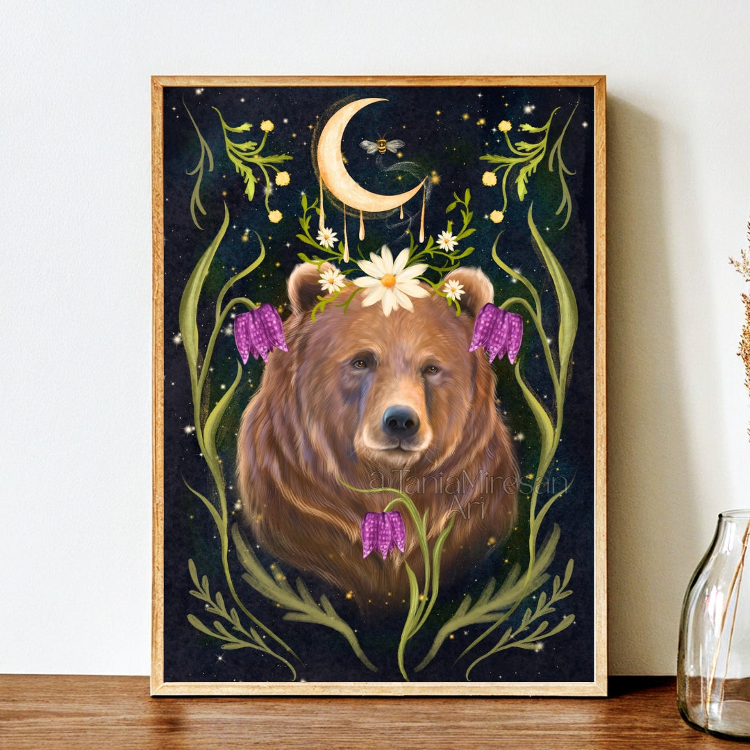 Spring Bear Fine Art Print