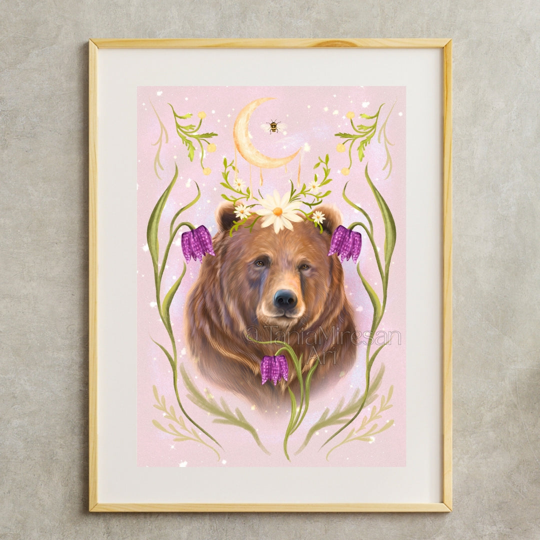 Spring Bear Fine Art Print