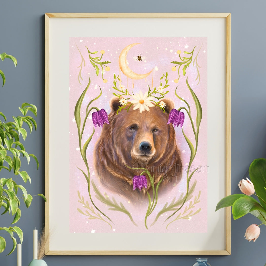 Spring Bear Fine Art Print