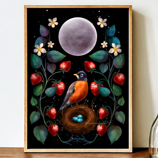Strawberry Moon Fine Art Print