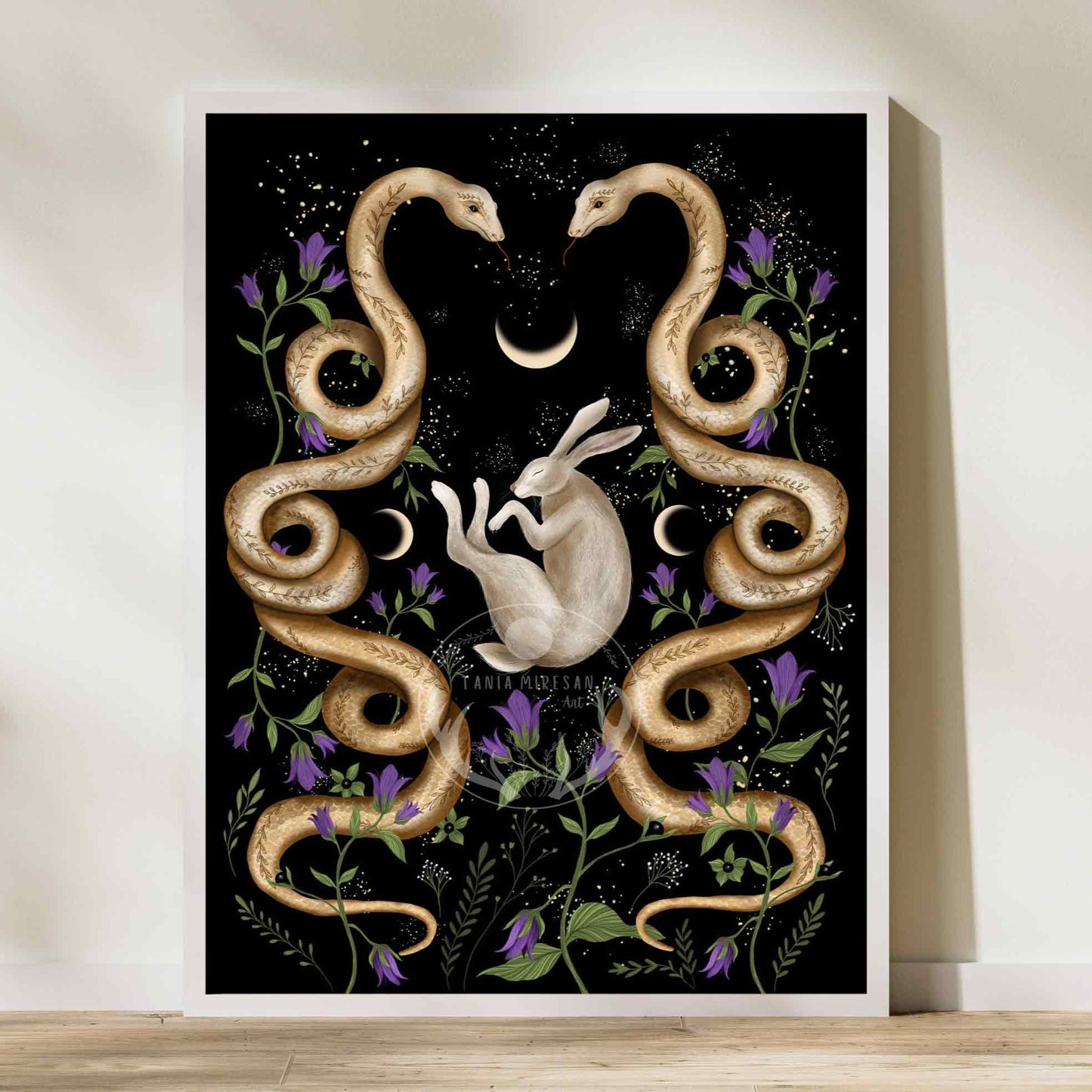 Snakes and Hare Fine Art Print