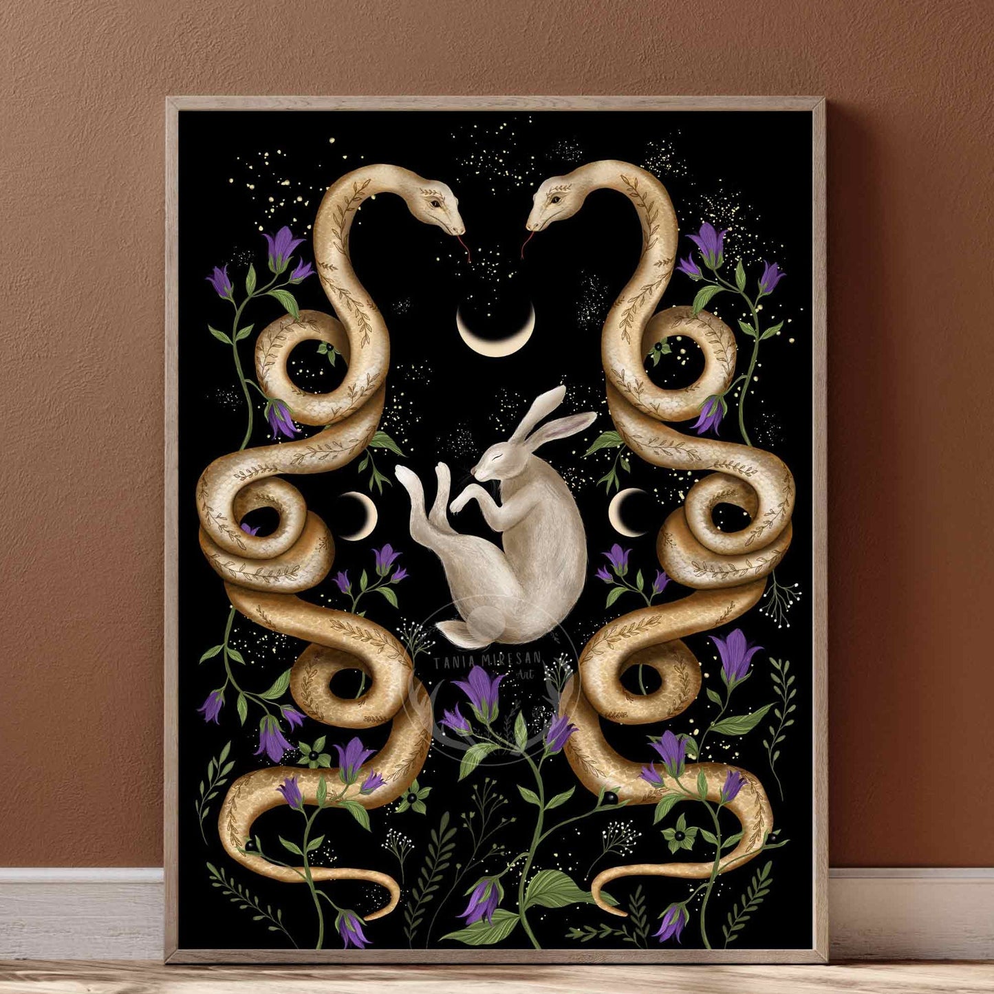 Snakes and Hare Fine Art Print