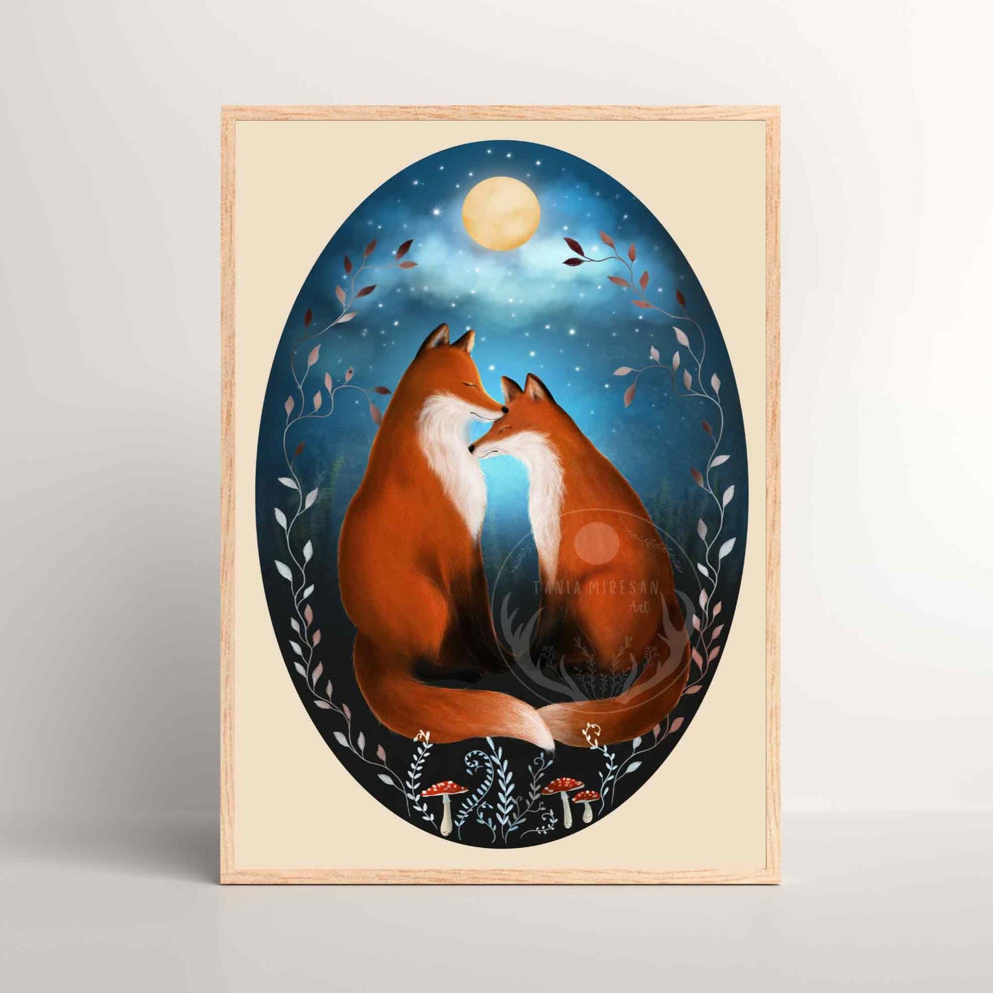 Fox Couple Fine Art Print