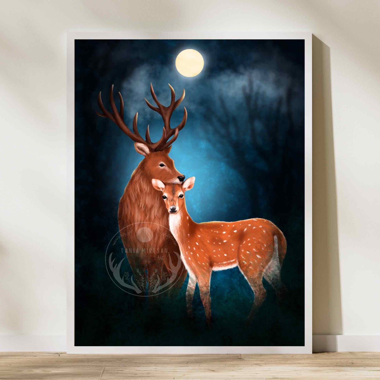 Deer Couple Fine Art Print