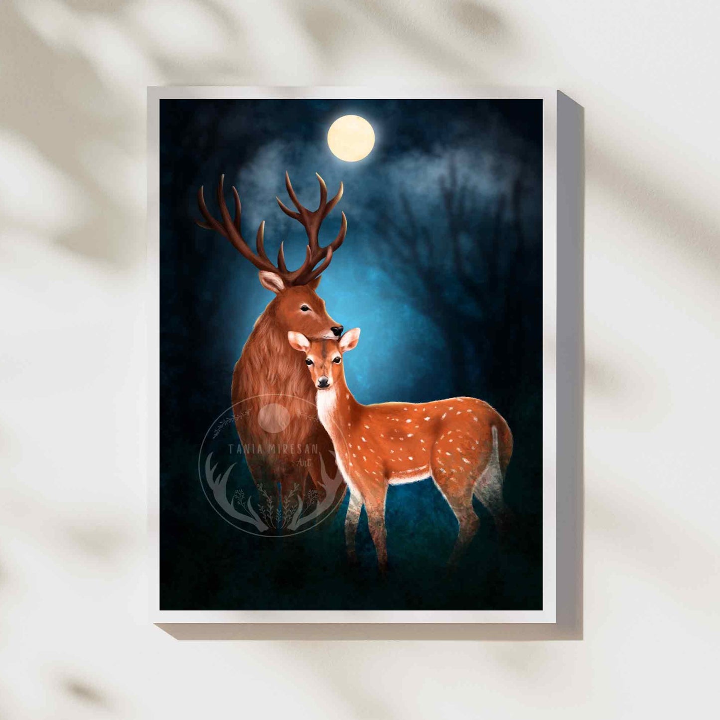 Deer Couple Fine Art Print