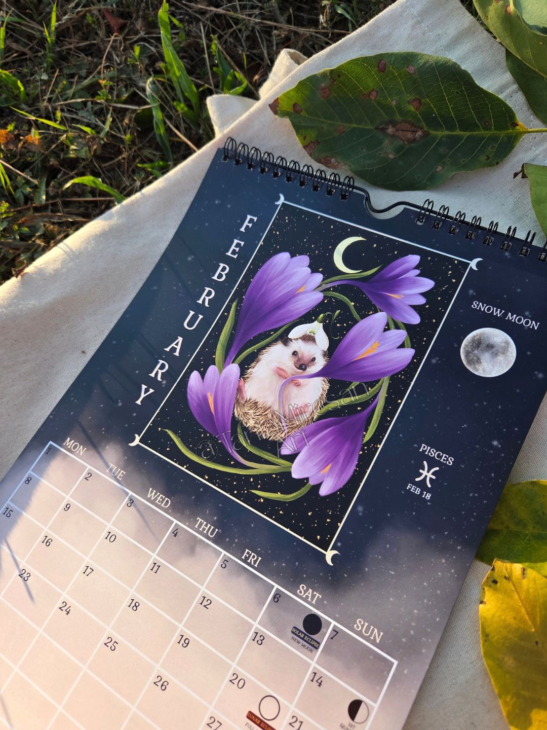Enchanted Forest 2027 Moon Calendar