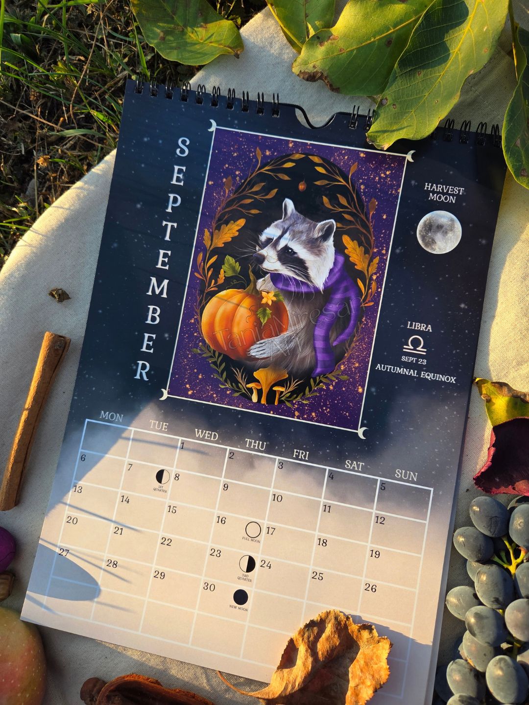 Enchanted Forest 2027 Moon Calendar