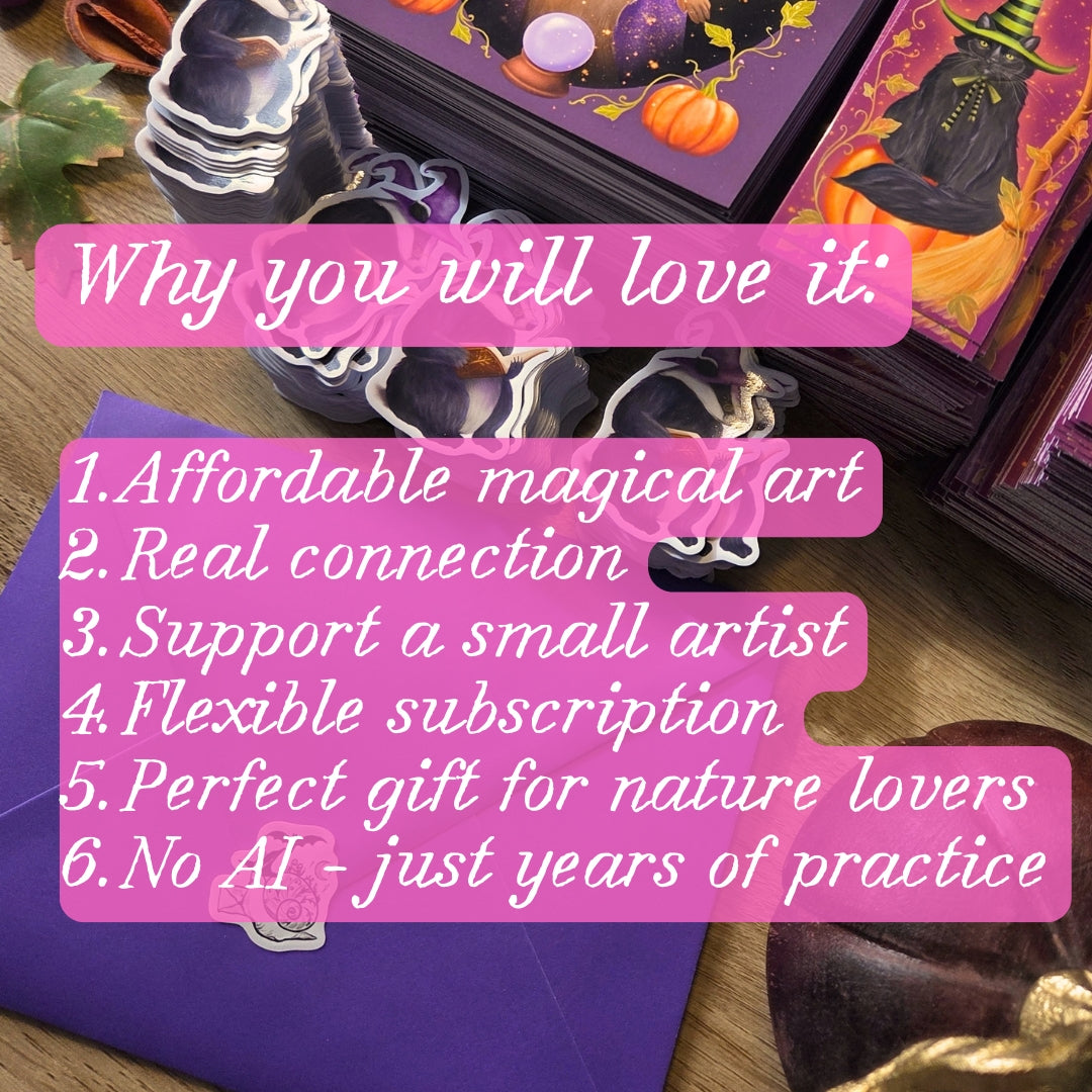The Enchanted Mail Club - Monthly Art Subscription