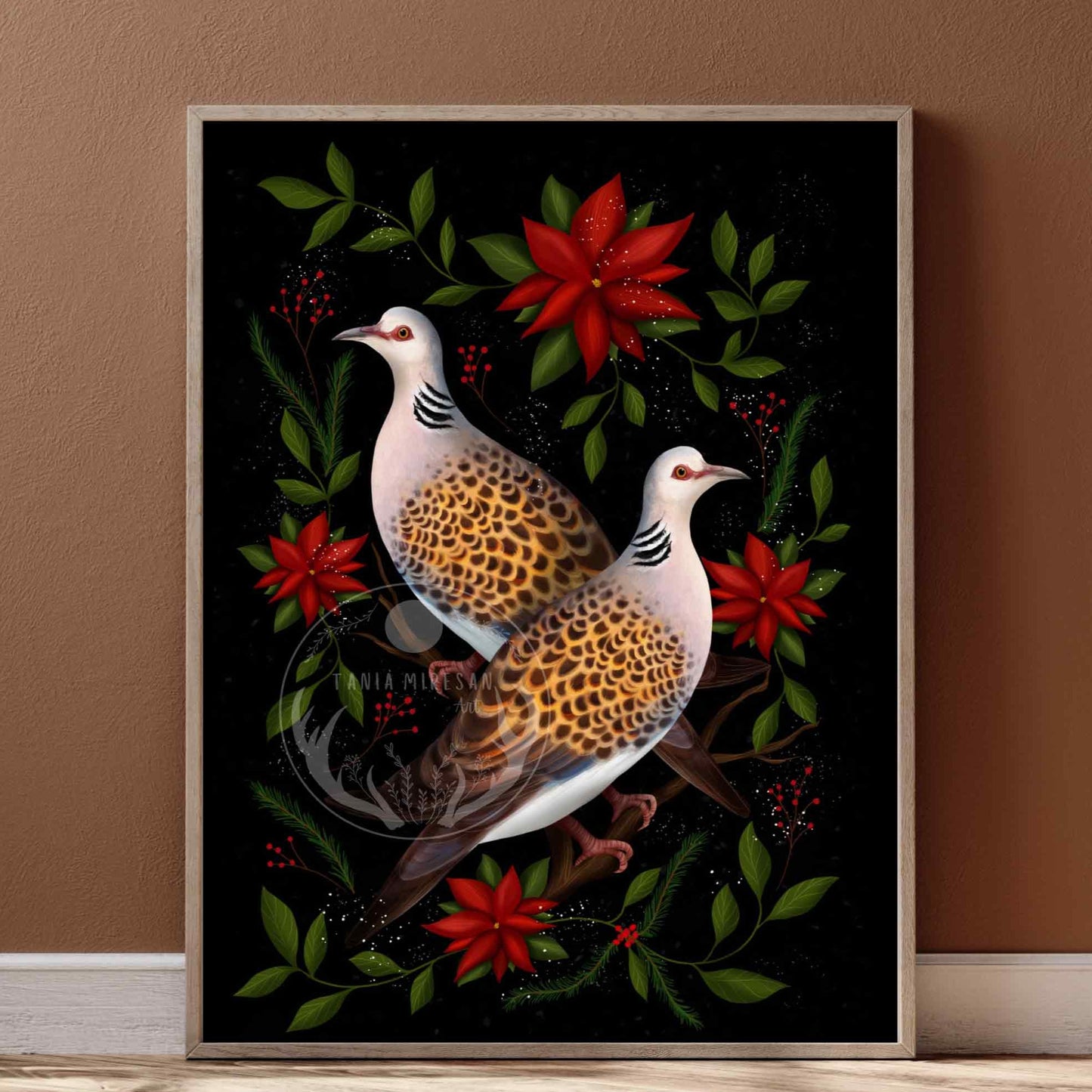 Two Turtle Doves Fine Art Print