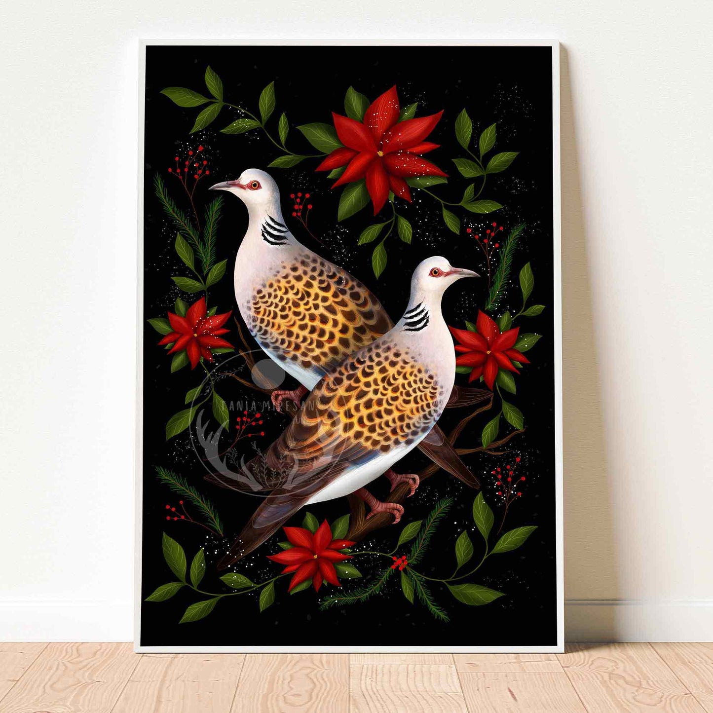 Two Turtle Doves Fine Art Print