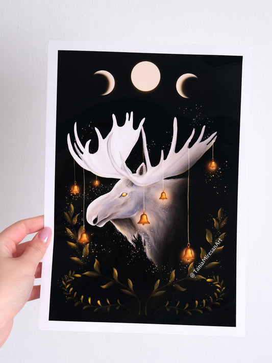 Moose Glossy Print