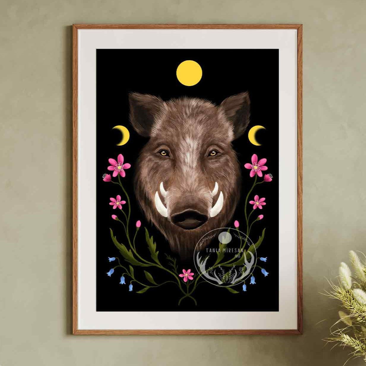 Wild Boar Fine Art Print