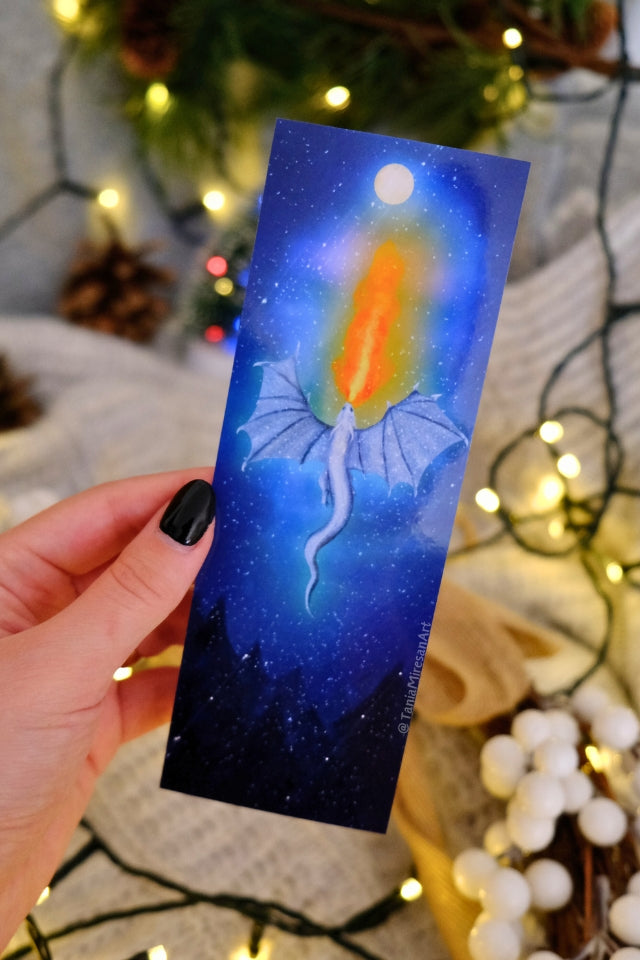 Winter Dragon Bookmark