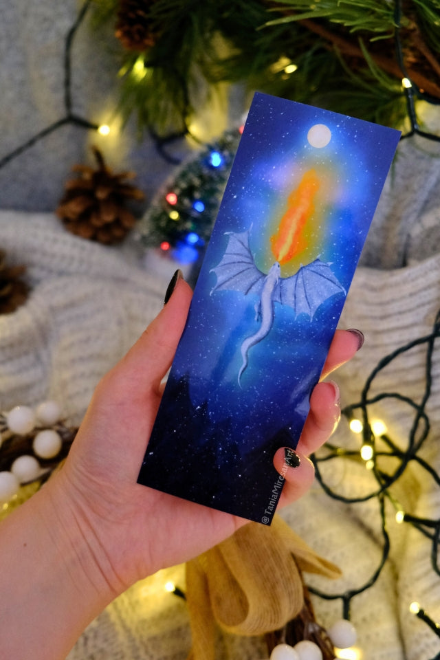 Winter Dragon Bookmark