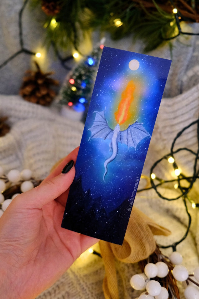 Winter Dragon Bookmark