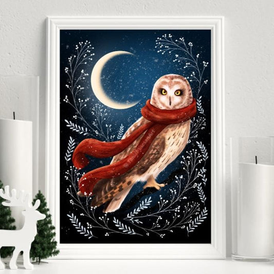 Winter Owl Fine Art Print