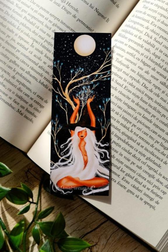 Witch and Moon Bookmark