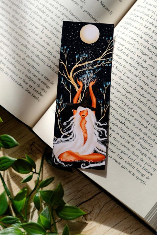 Witch and Moon Bookmark