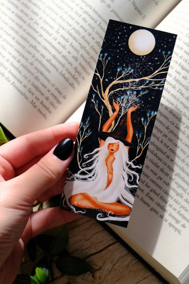 Witch and Moon Bookmark