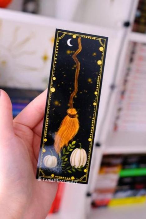 Witch Broom Bookmark