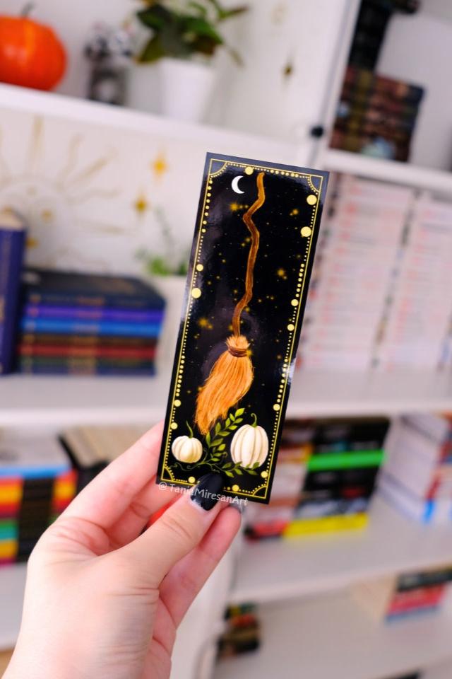 Witch Broom Bookmark