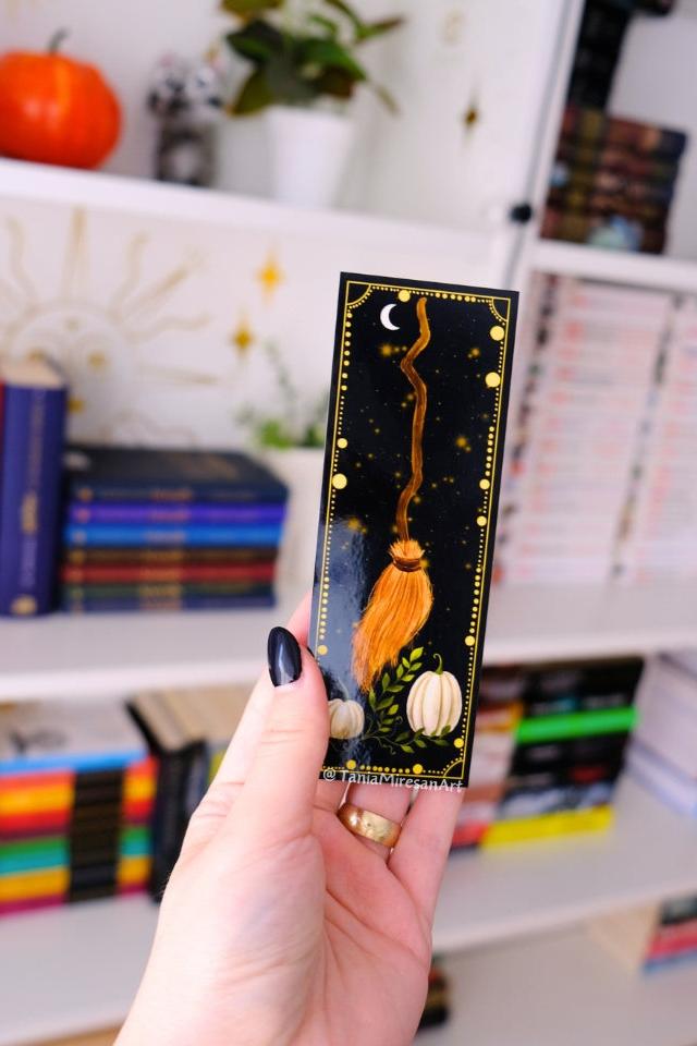 Witch Broom Bookmark