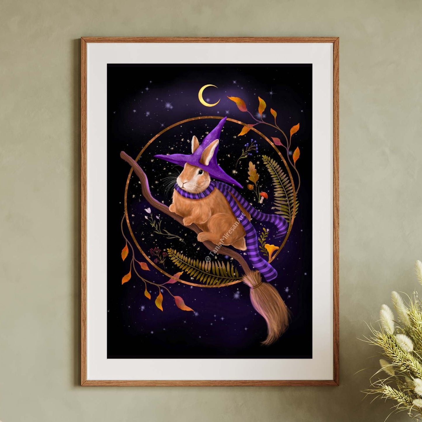 Witch Bunny Fine Art Print