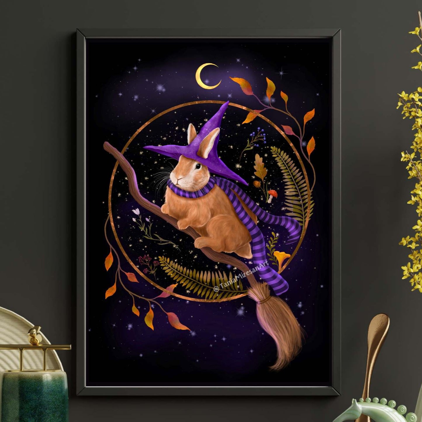 Witch Bunny Fine Art Print