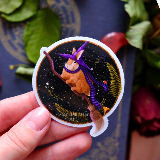 Witch Bunny Sticker