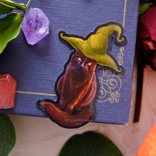 Witchy Cat Sticker