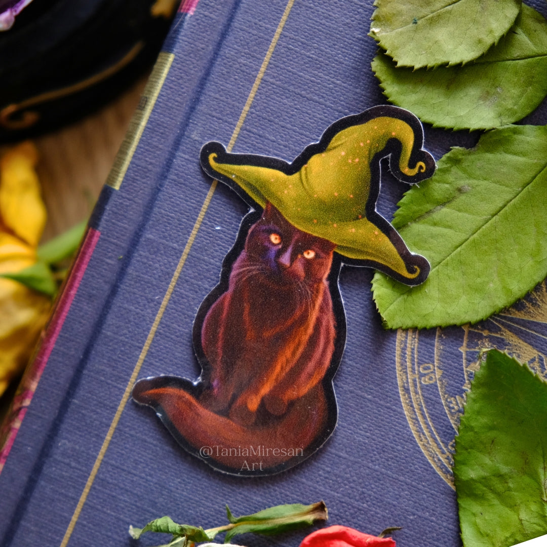 Witchy Cat Sticker