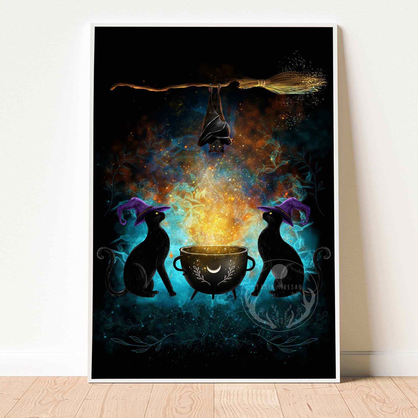 Witch Cats Fine Art Print