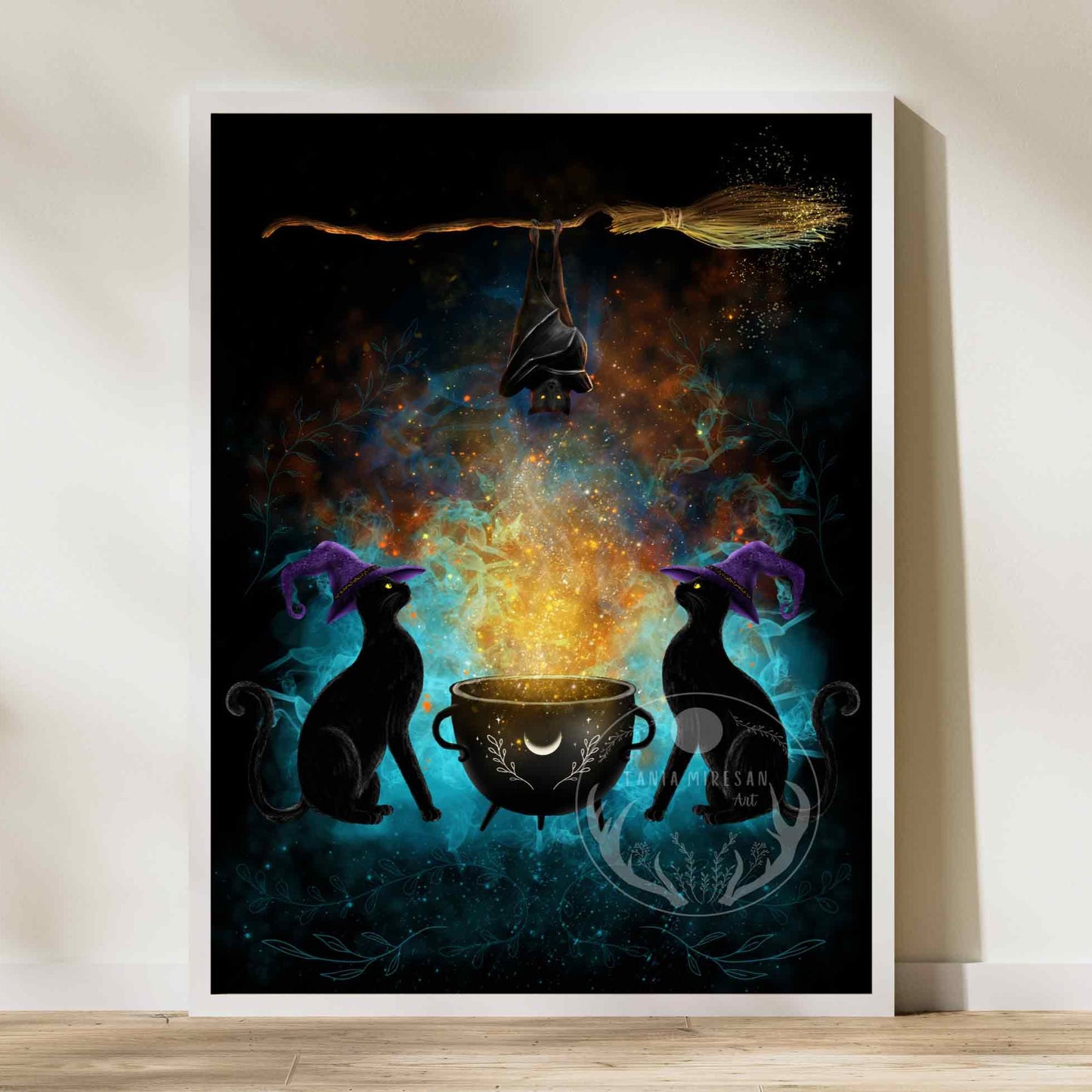 Witch Cats Fine Art Print