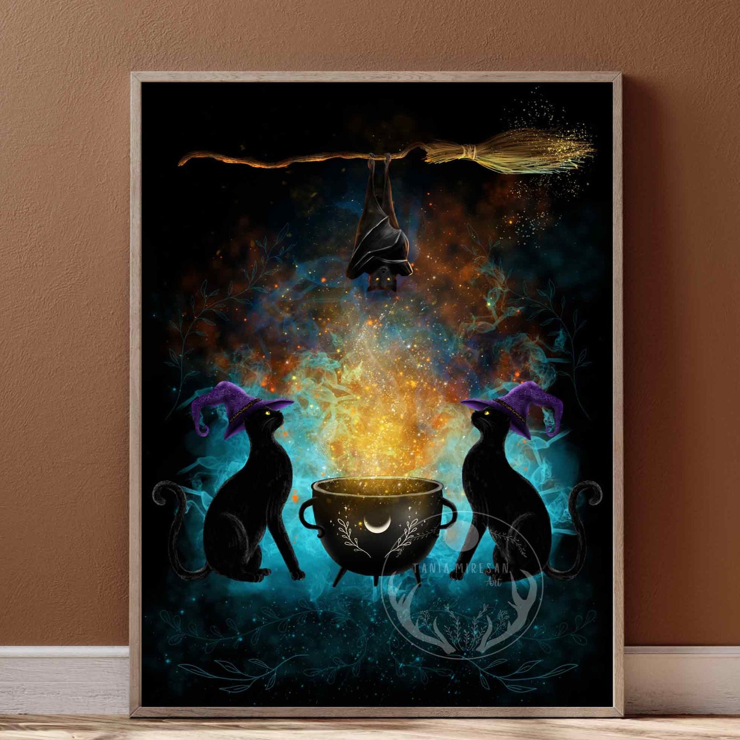 Witch Cats Fine Art Print