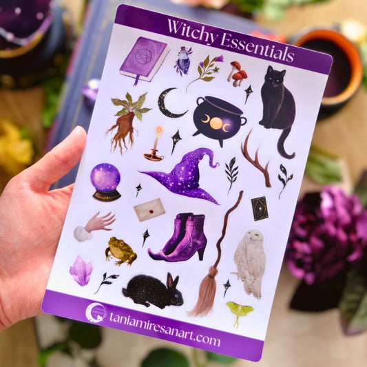 Witchy Essentials Sticker Sheet