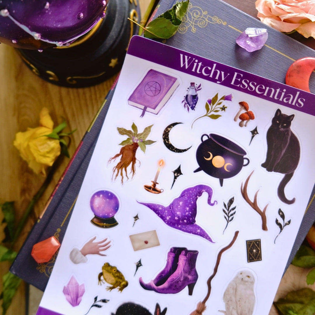 Witchy Essentials Sticker Sheet