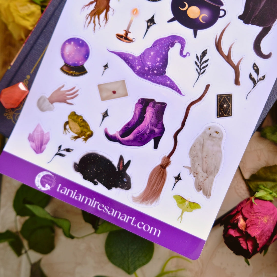 Witchy Essentials Sticker Sheet