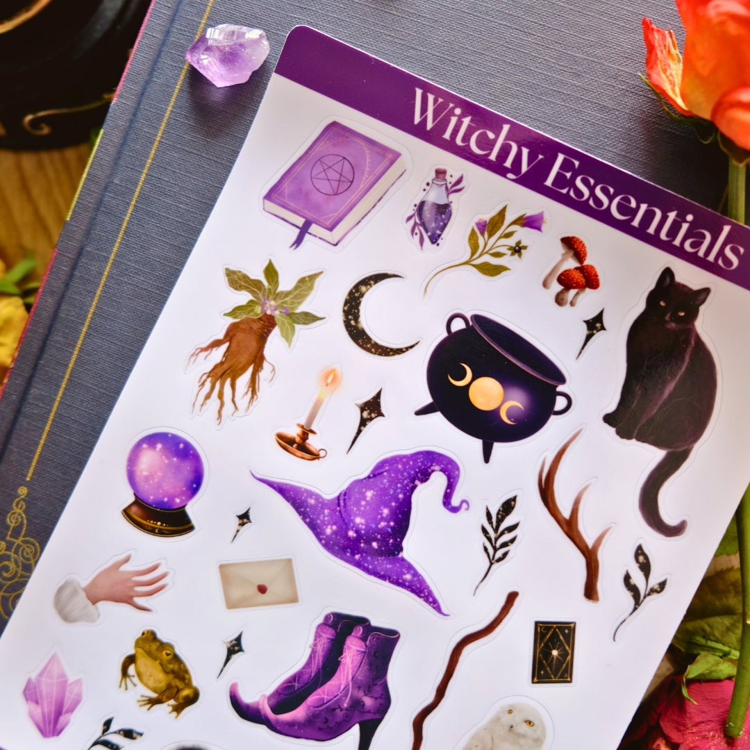 Witchy Essentials Sticker Sheet