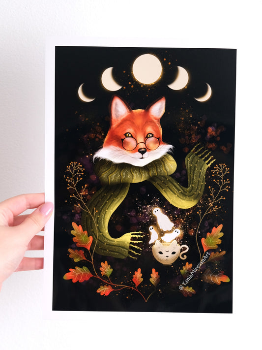 Witch Fox Glossy Print