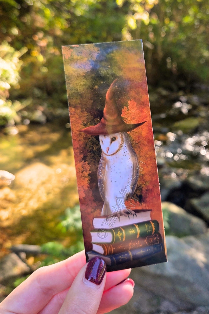 Owl and Books Bookmark